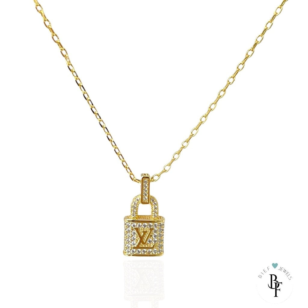 Collar Louis Vuitton Tipo Candado