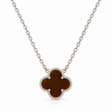 Collar Van Cleef 1 Trebol Marron