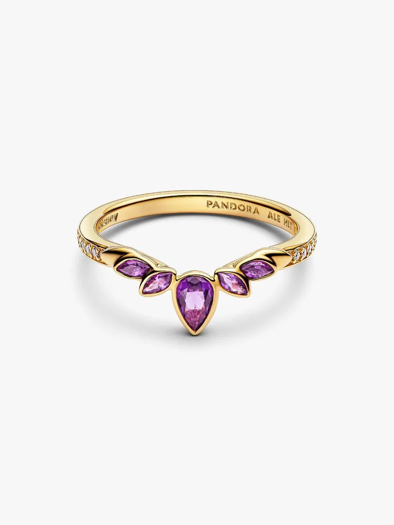 Anillo Tiara de la Reina Anna de Frozen de Disney Dorado