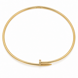 Collar Dorado Clavo Cartier