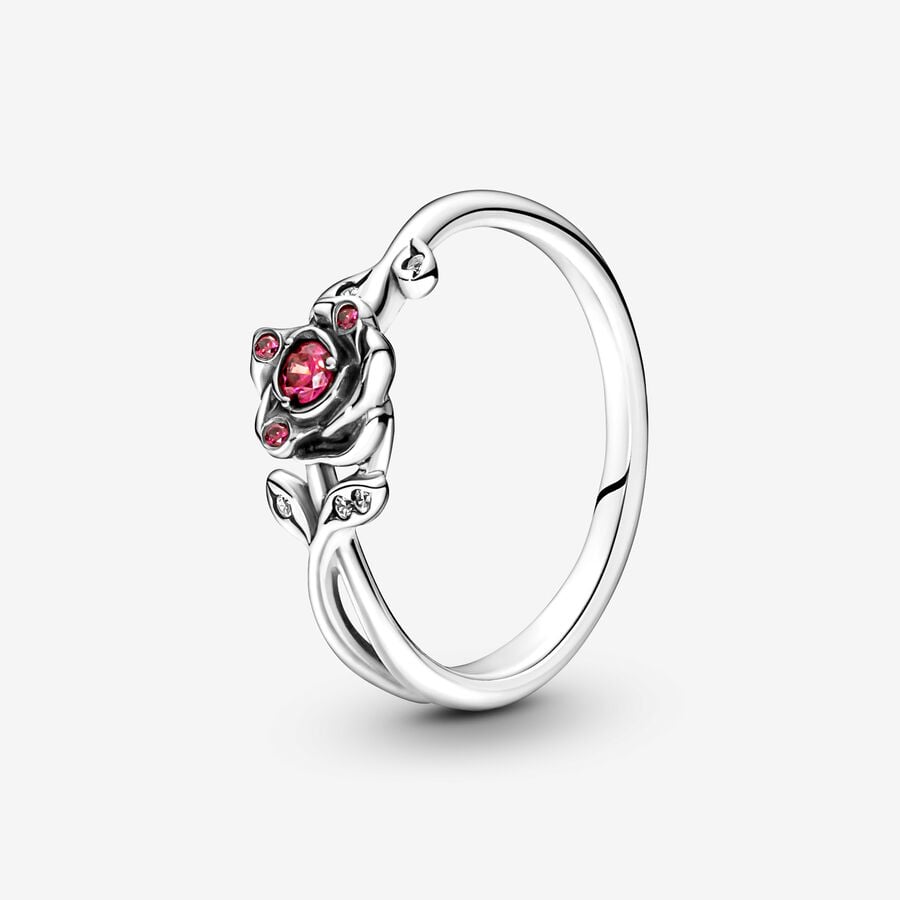 Anillo Rosa de la Bella y la Bestia de Disney