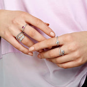 Anillo en plata de ley Tú & Yo