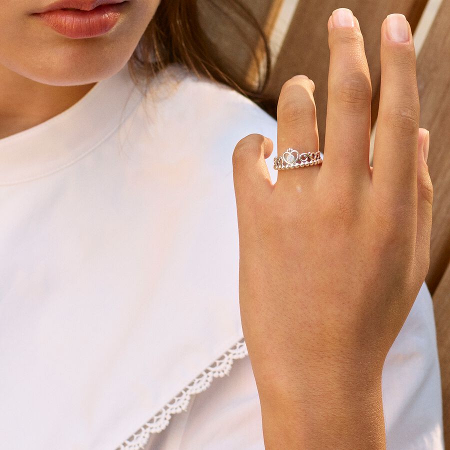 Anillo Corona Azul de Cenicienta de Disney