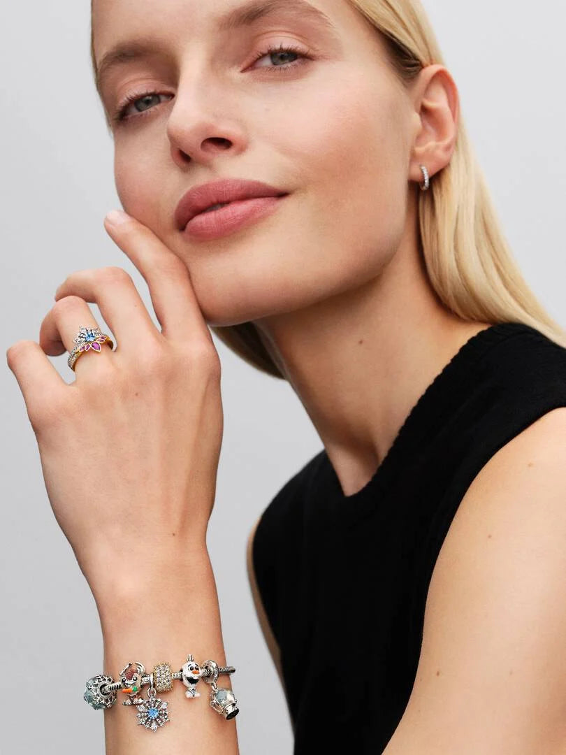 Anillo Tiara de la Reina Anna de Frozen de Disney Dorado