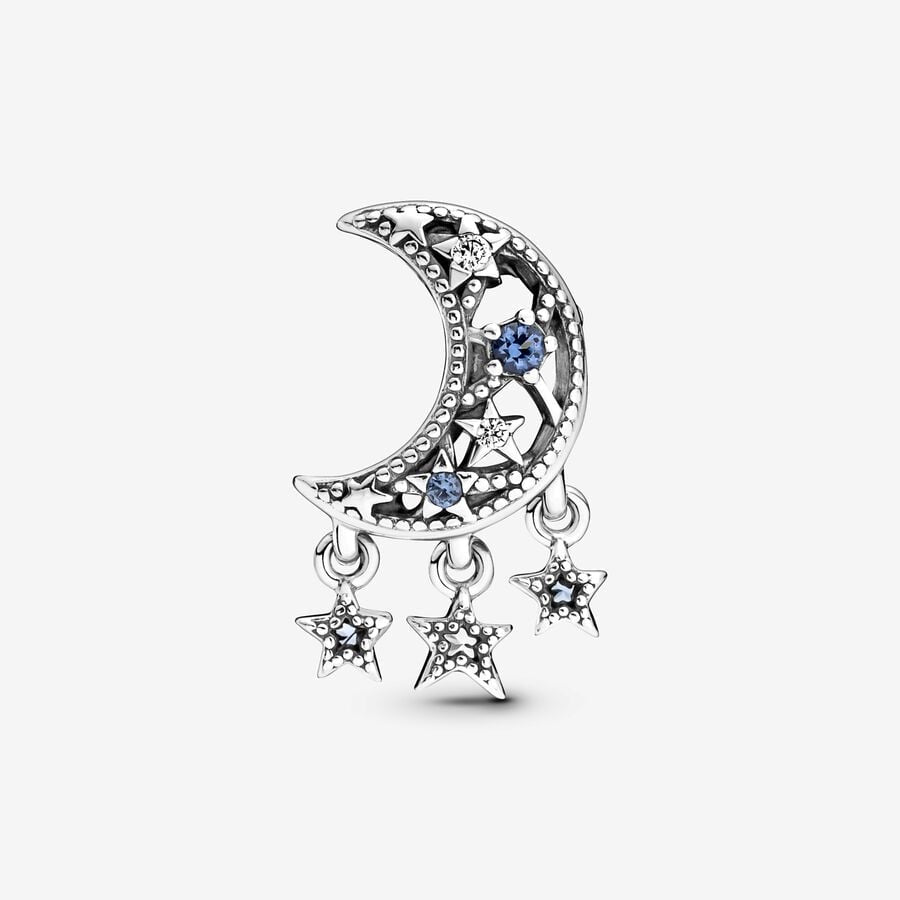 Charm Estrellas y Luna Creciente