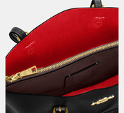 Coach Mollie Tote 25 In Signature Canvas Negra