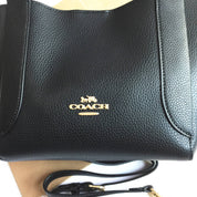 Coach Hadley Hobo 21 en Cuero Negro