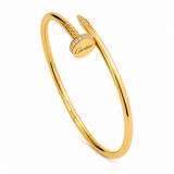 Pulsera Dorada Clavo Cartier