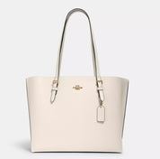 Coach Tote Bag Mollie Canvas Blanco Hueso