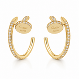 Pendientes Dorados Clavo Cartier