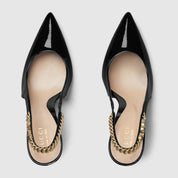 Zapato de salón Gucci Signoria con talón descubierto