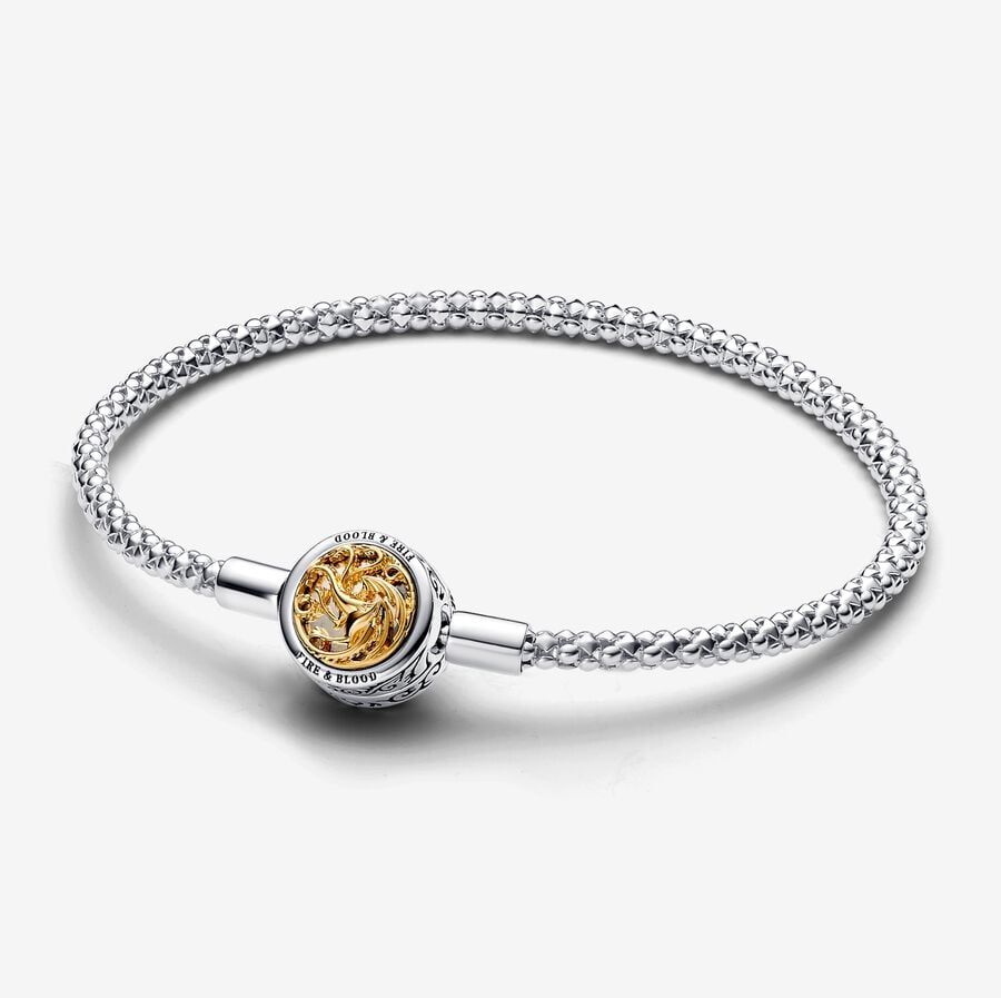 Pulsera Pandora Moments Cadena con Tachuelas con Cierre Casa Sigil de Juego de Tronos