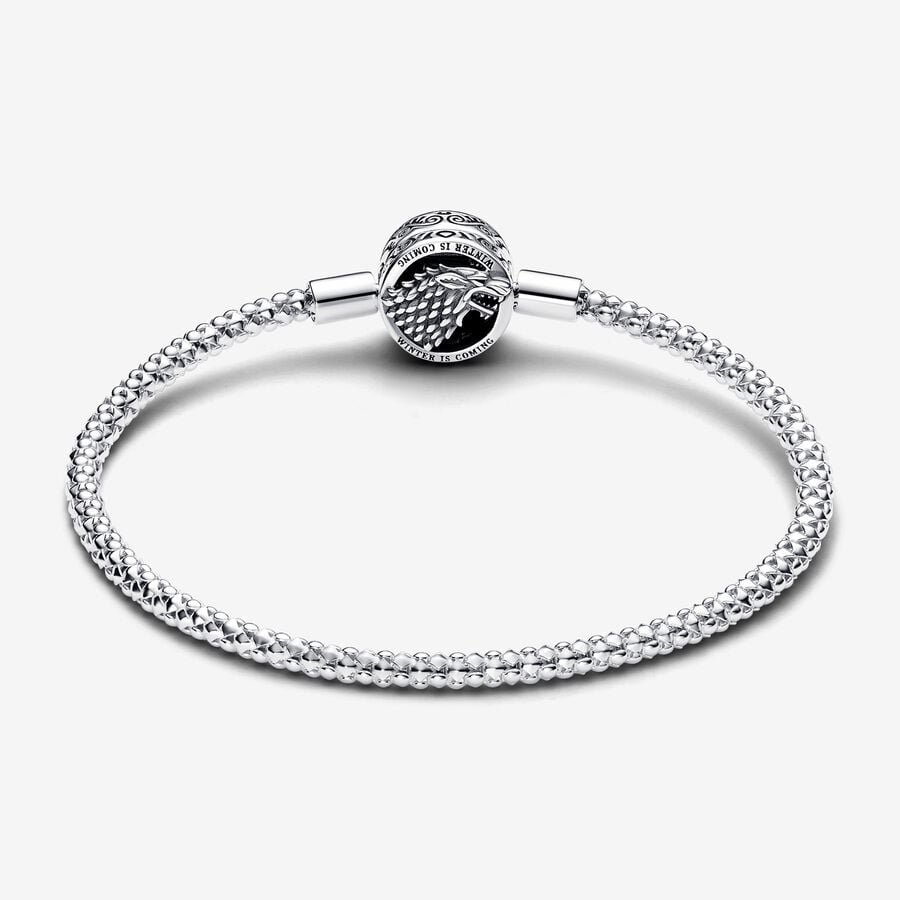 Pulsera Pandora Moments Cadena con Tachuelas con Cierre Casa Sigil de Juego de Tronos