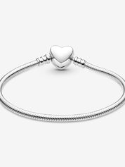 Pulsera con cierre de Corazón Grabable