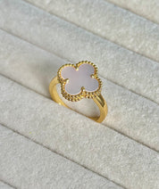 Anillo trébol Alhambra Vintage Blanco