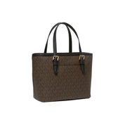 Kors Jet Set Travel Extra-Small Logo Top-Zip Tote Bag.