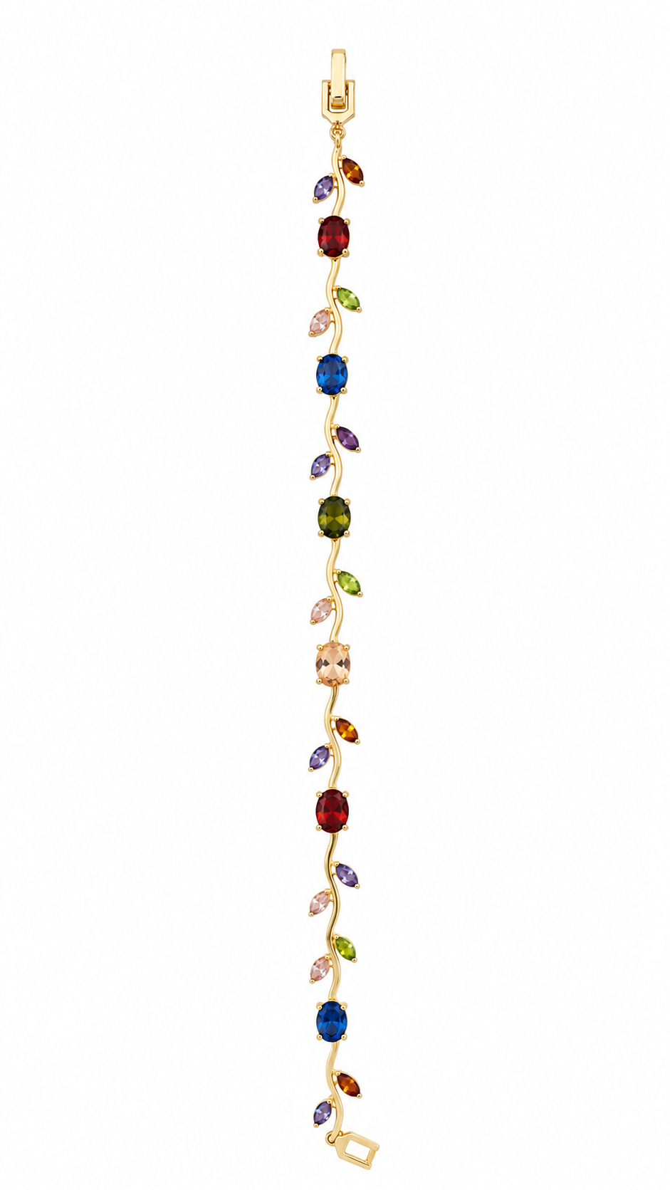 Pulsera Tulipan Dorada Multicolor