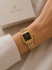Reloj Tipo Cartier Dorado