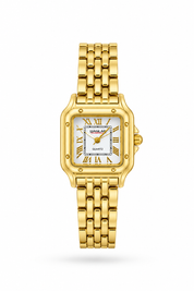 Reloj Tipo Cartier Dorado