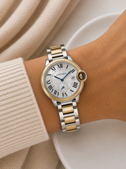 Reloj Cartier Ballon Bleu Plateado y Dorado para Mujer