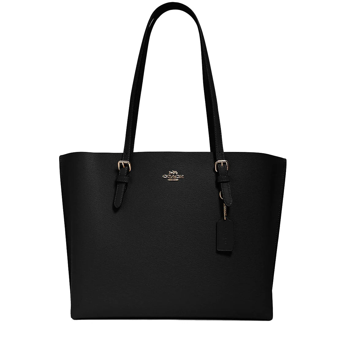 Coach Tote Bag Mollie Canvas Negra Interior Rojo