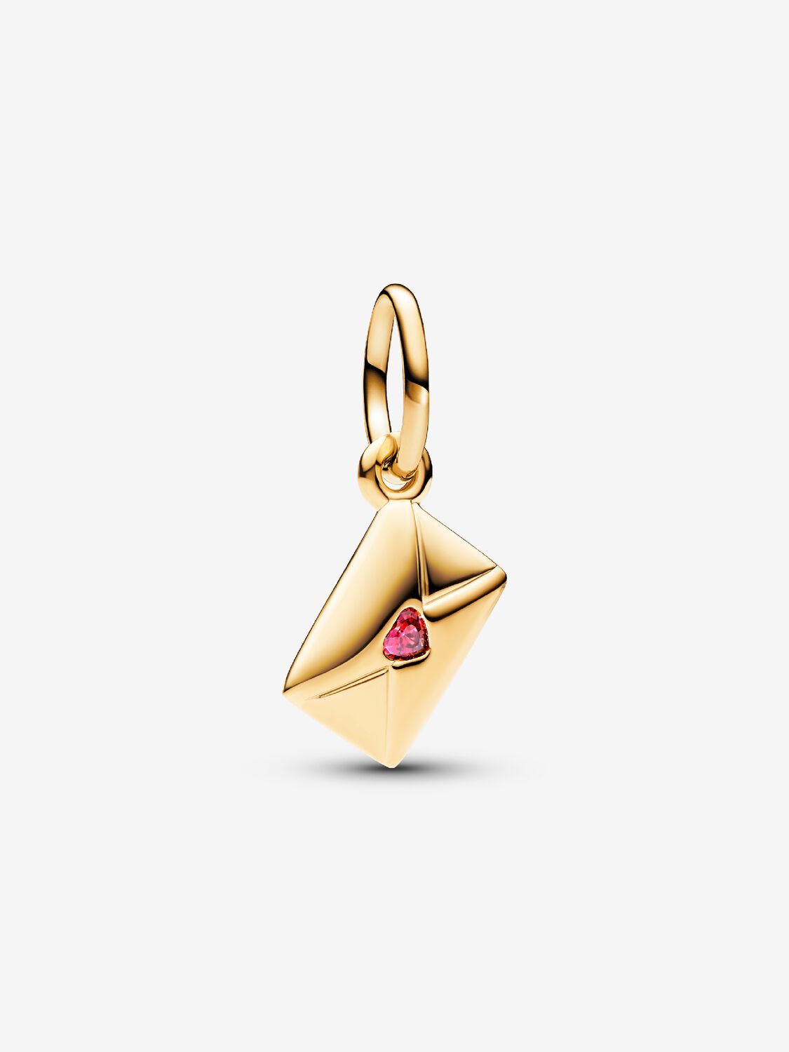 Charm Dorado Colgante Sobre de Carta de Amor