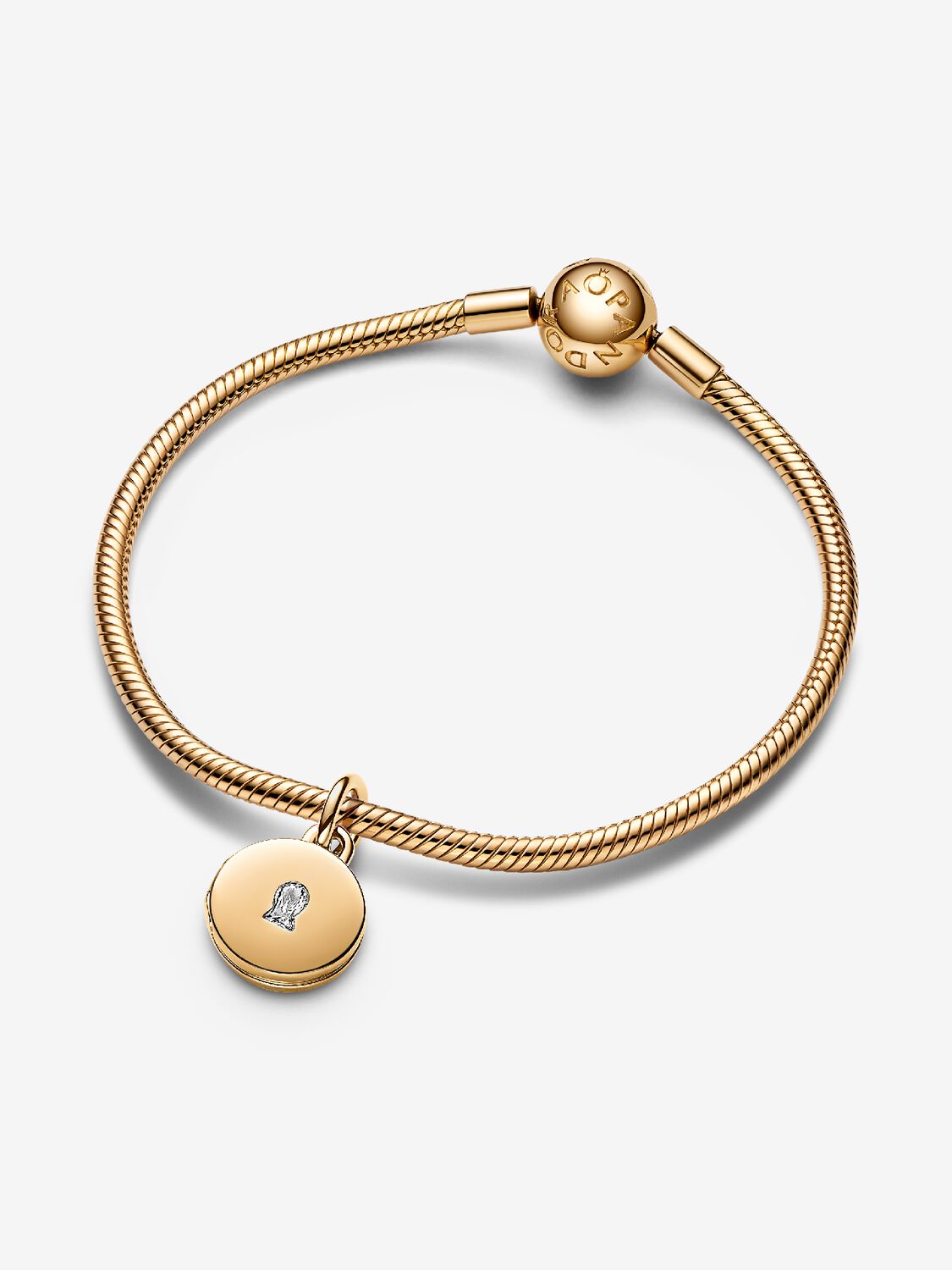 Charm Dorado Colgante Locket de Amor