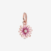 Charm Colgante Margarita Rosa