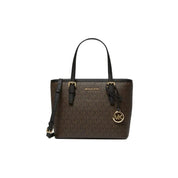 Kors Jet Set Travel Extra-Small Logo Top-Zip Tote Bag.