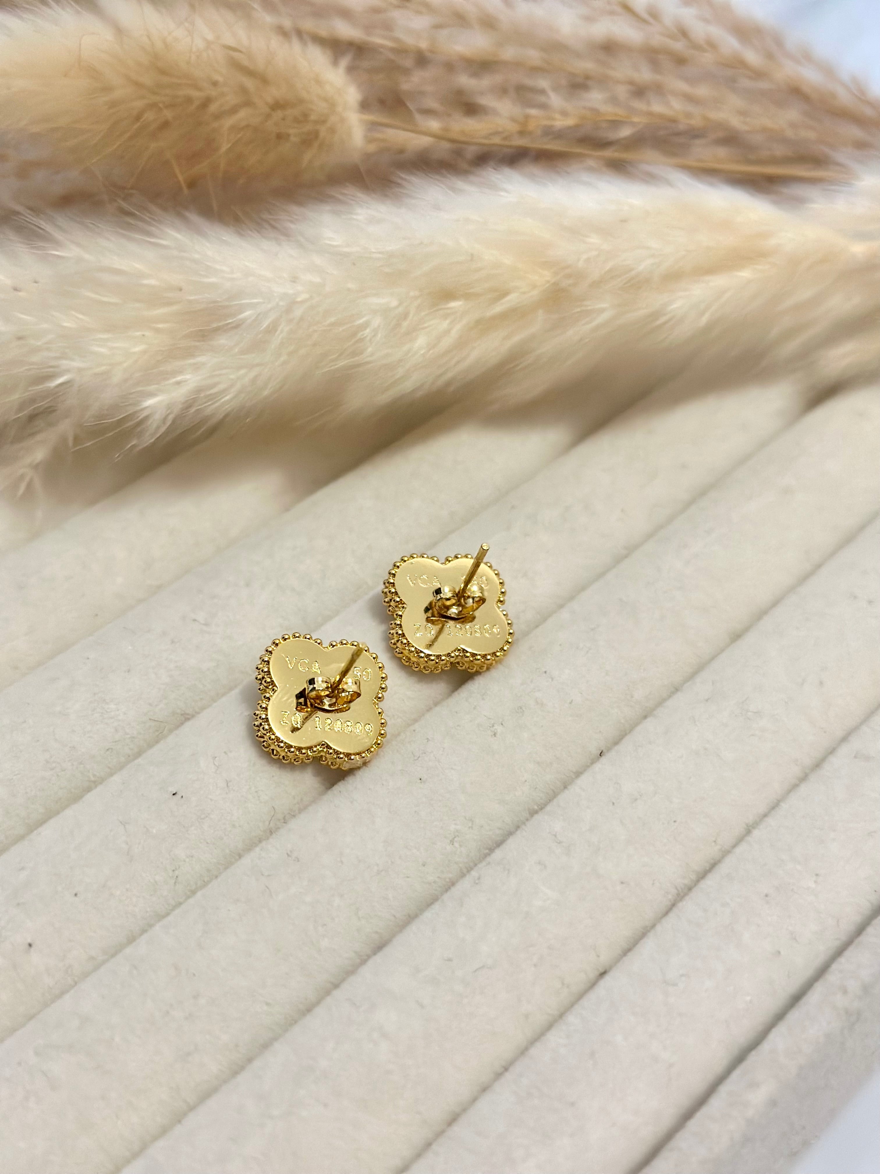 Aretes Van Cleef Alhambra vintage 1 Trébol Dorado
