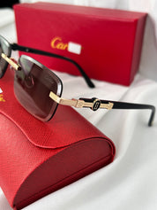 Gafas II Montura Rectangular Cartier