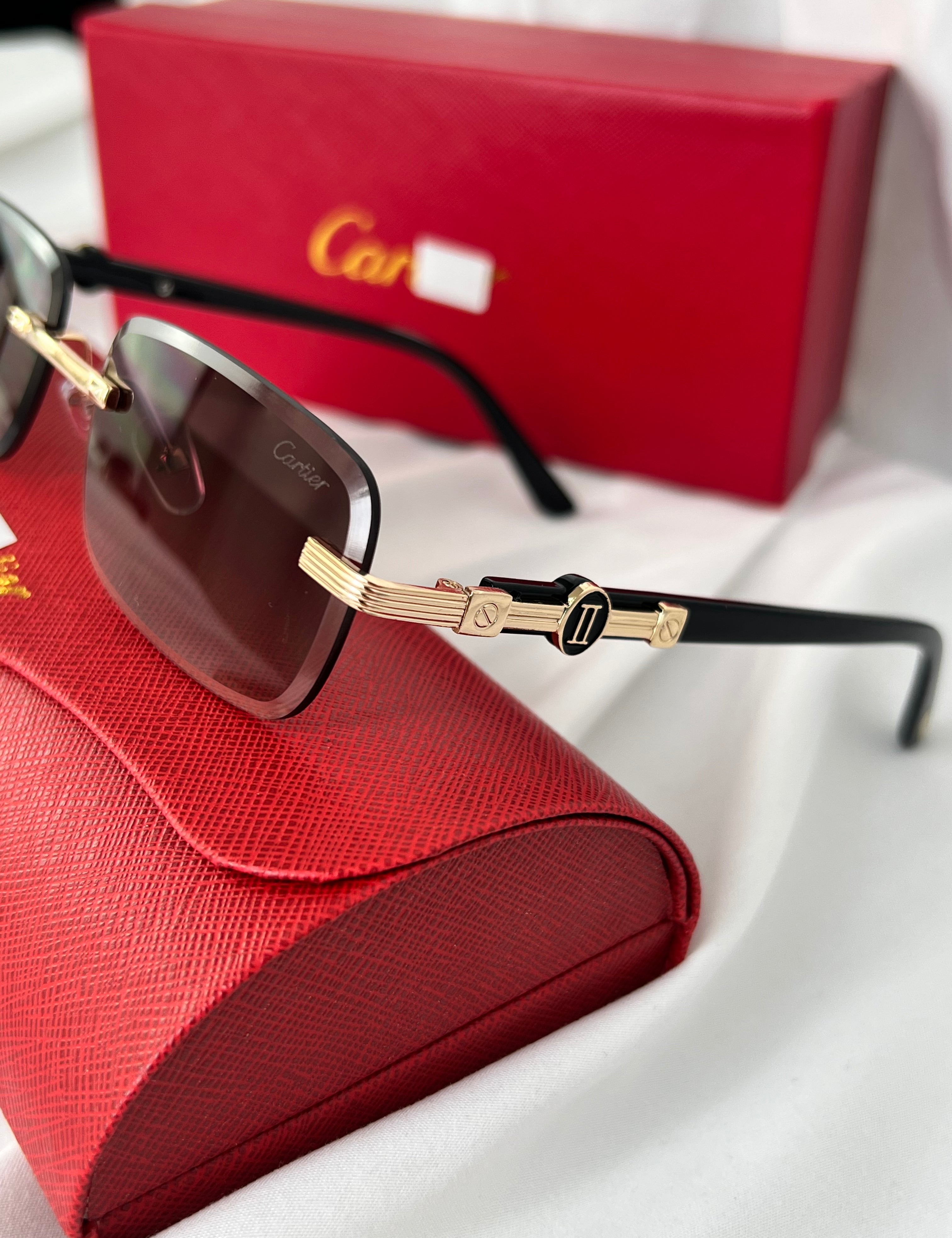 Gafas II Montura Rectangular Cartier