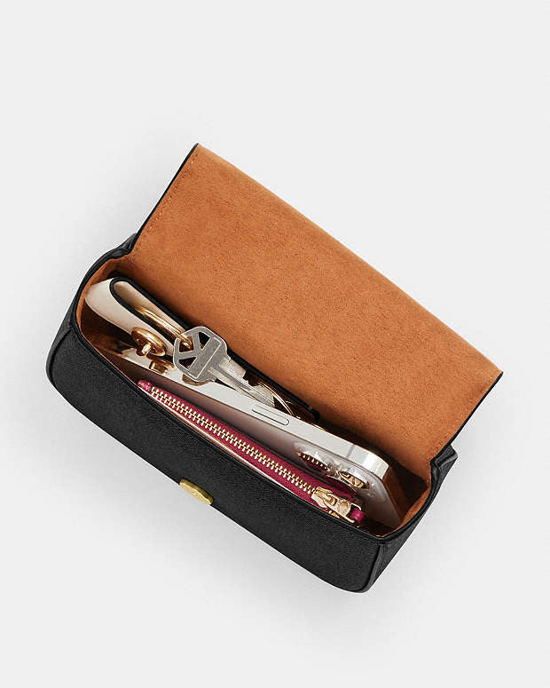 Coach con asa superior Lysa Con Detalles Rojos