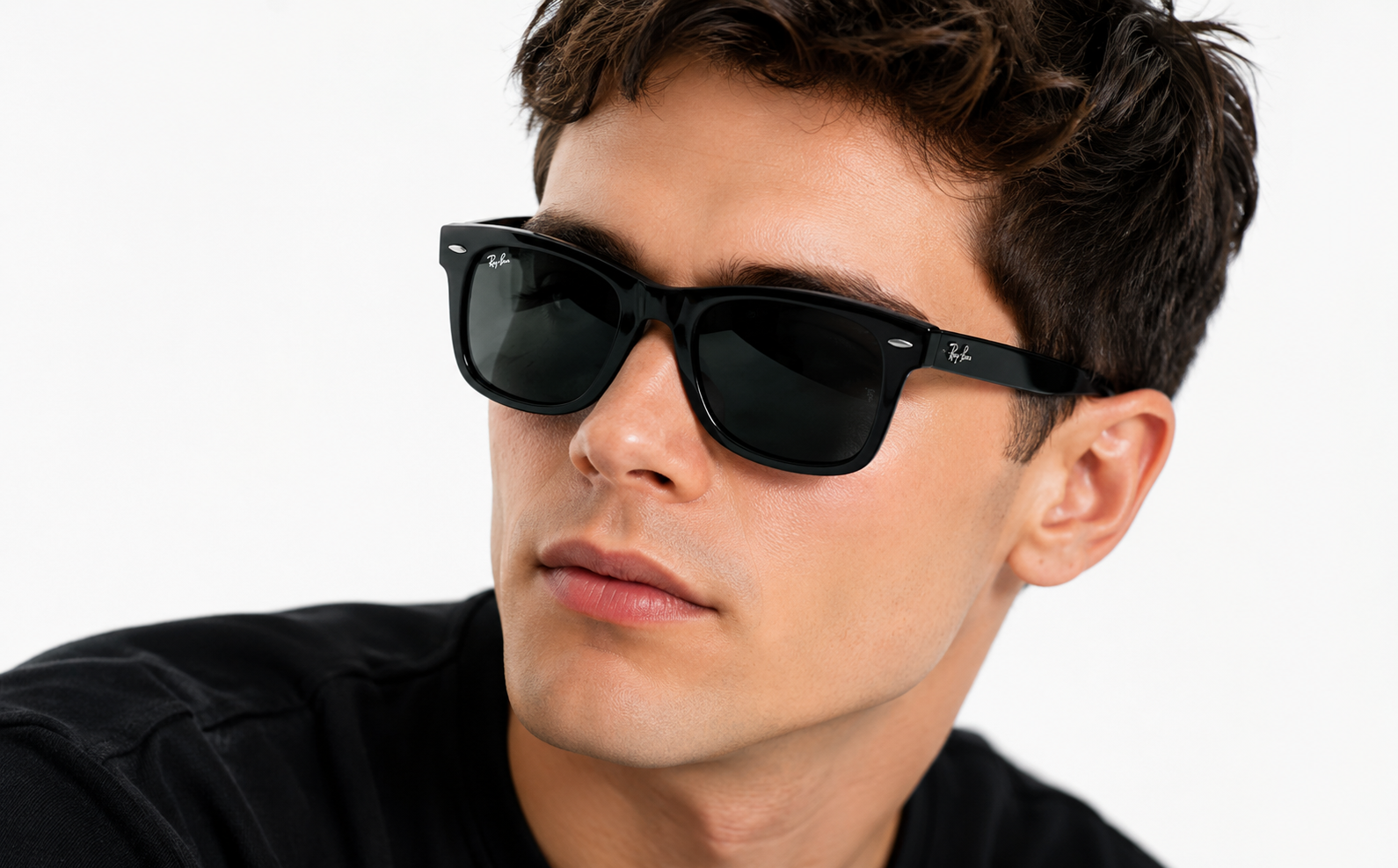 Ray-Ban Wayfarer RB2140 Gafas de Sol Negras Clásicas