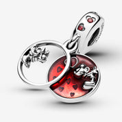 Charm Colgante Amor y Besos de Mickey Mouse & Minnie Mouse de Disney