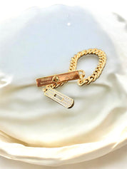 Pulsera Hermes Kelly Cubierto en Oro Rosado