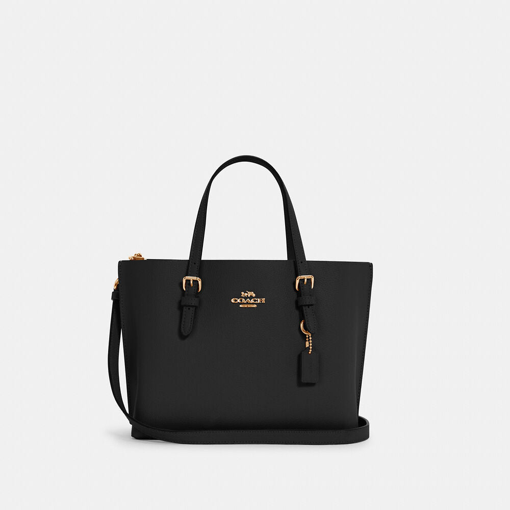 Coach Mollie Tote 25 In Signature Canvas Negra