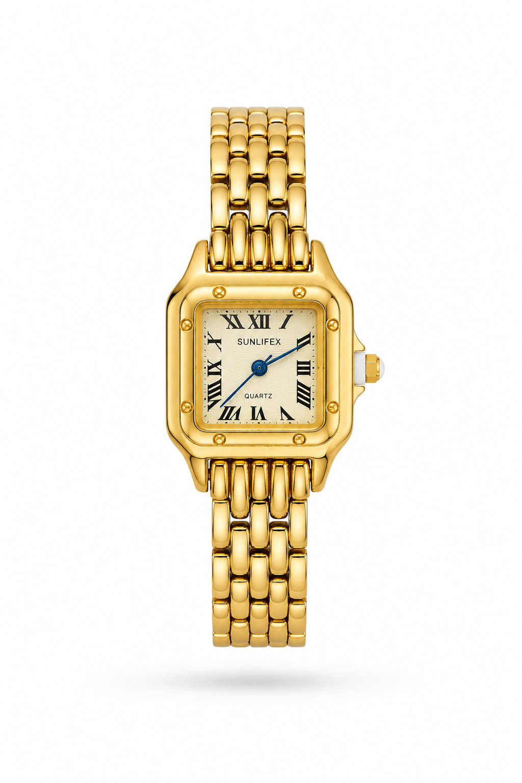 Reloj Tipo Cartier Dorado