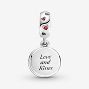 Charm Colgante Amor y Besos de Mickey Mouse & Minnie Mouse de Disney