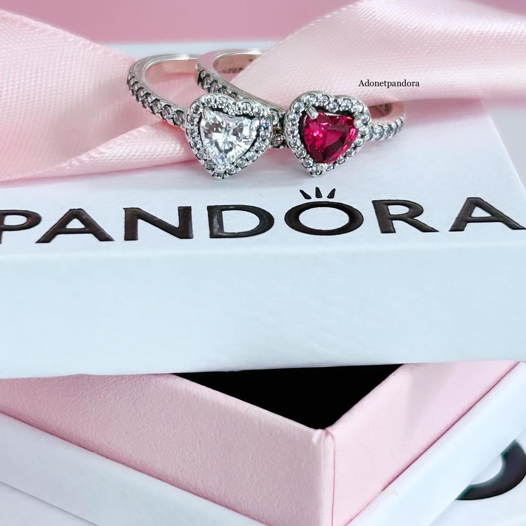 Anillo Corazón Rosa Fucsia Brillante – ADONET