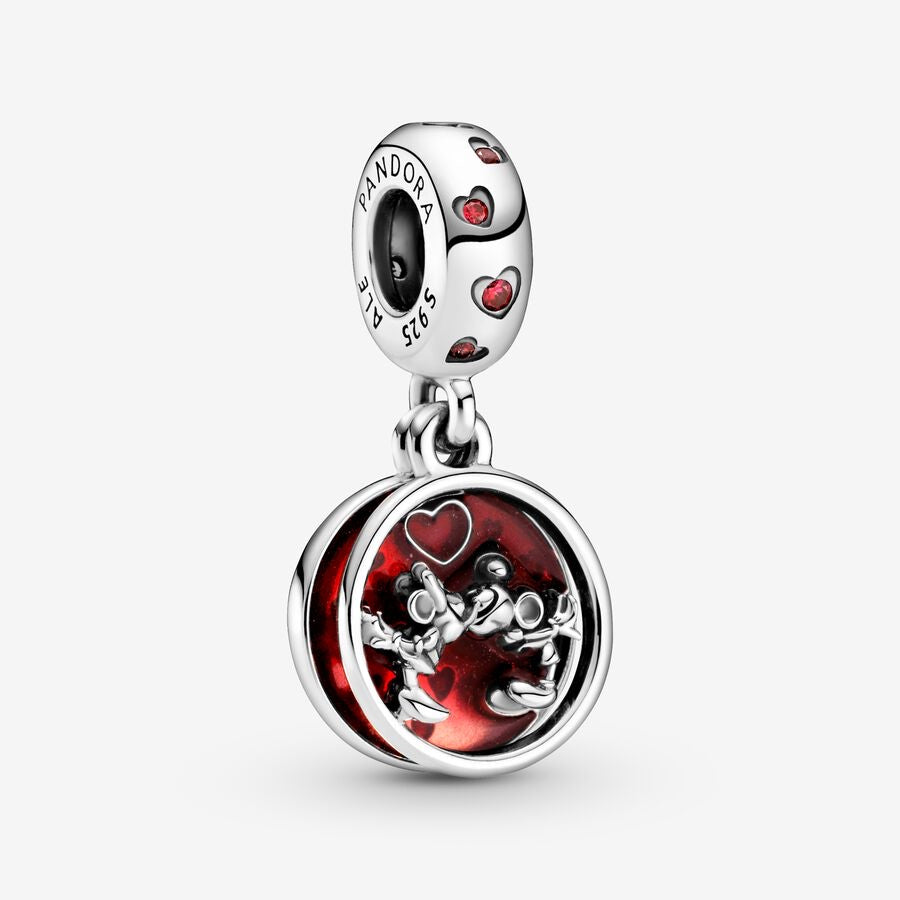 Charm Colgante Amor y Besos de Mickey Mouse & Minnie Mouse de Disney