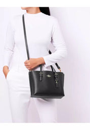 Coach Mollie Tote 25 In Signature Canvas Negra