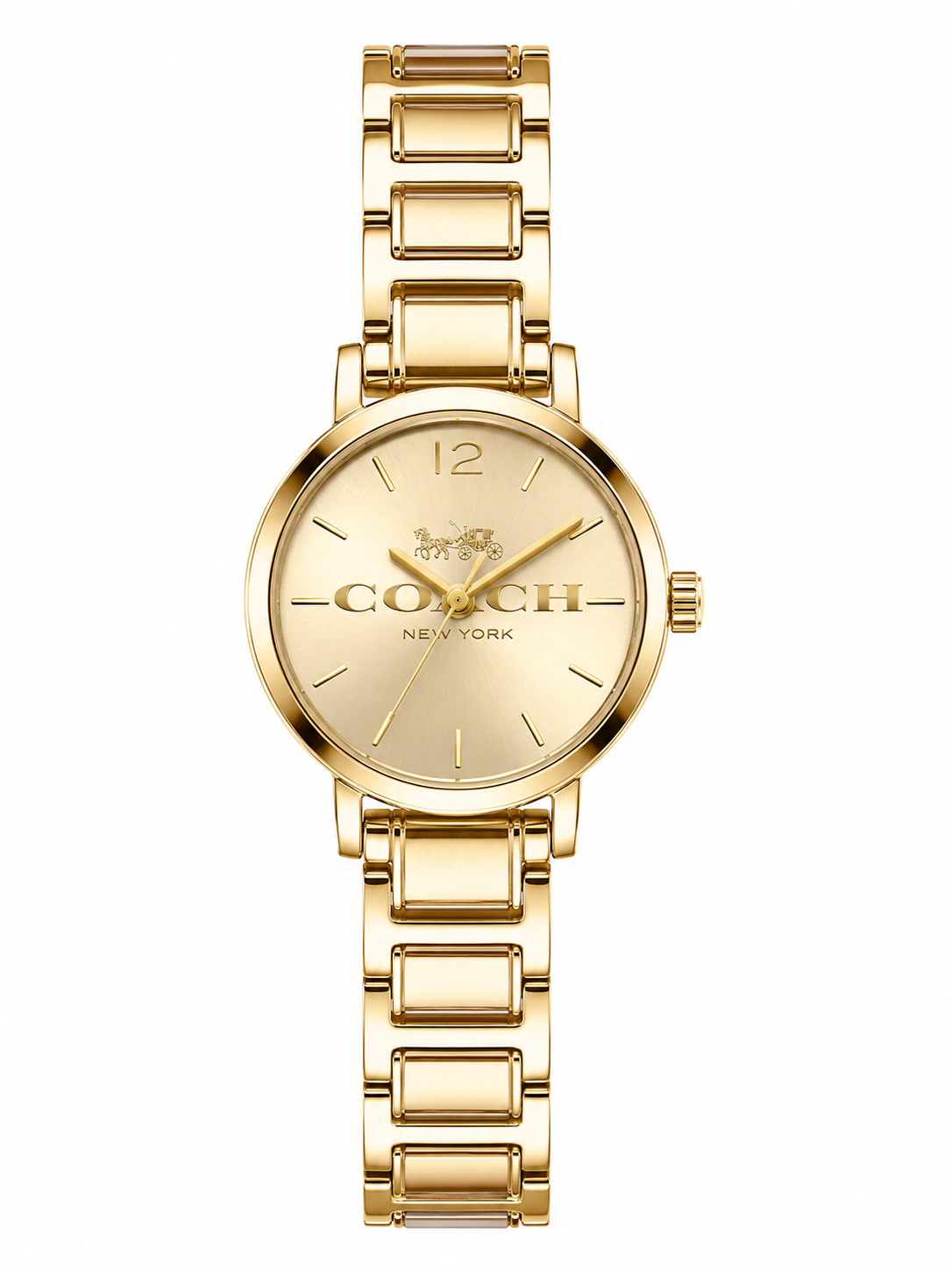 Reloj Coach Dorado Completo