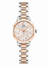Reloj Coach C Pleteado y Rose Gold