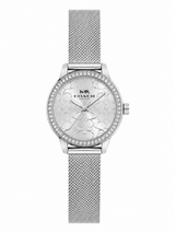 Reloj Coach de Malla Pletado Completo