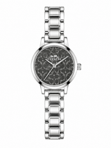 Reloj Coach C Plateado Fondo Negro