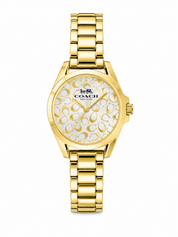 Reloj Coach Dorado Completo