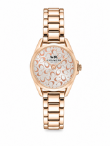 Reloj Coach C Rose Gold Completo