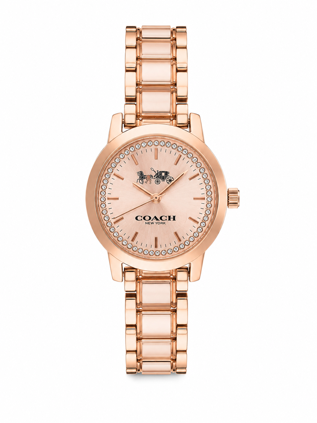 Reloj Coach Rose Gold Completo
