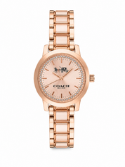 Reloj Coach Rose Gold Completo